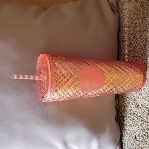 New 2021 Starbucks 24 oz Rose Gold Holiday Tumbler